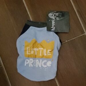 Little Prince Pet Shirt - Blue and Yellow